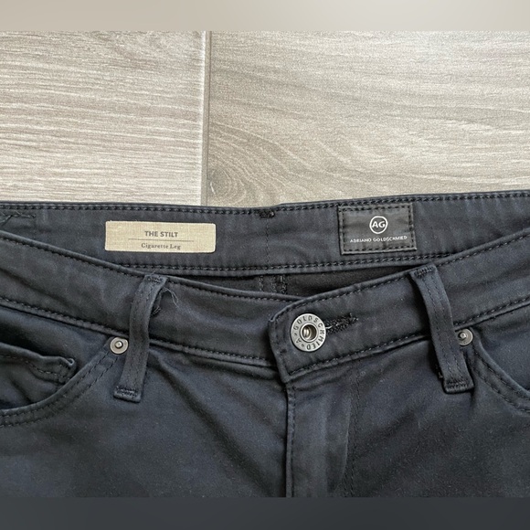 AG Adriano Goldschmed black skinny jeans- cigarette leg ‘the stilt’, size 27••• - Picture 5 of 15
